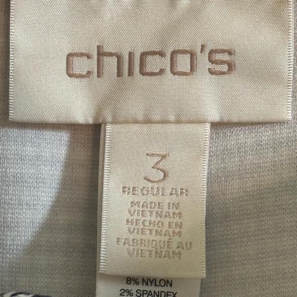 Chico's Juliet Straight-Leg Houndstooth Pants | Size 3 (US 16) - Picture 12 of 13